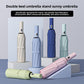 Automatic Windproof Black-Coated Umbrella with 24 Ribs