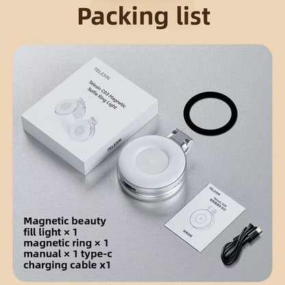 Mobile phone photography magnetic assist holder