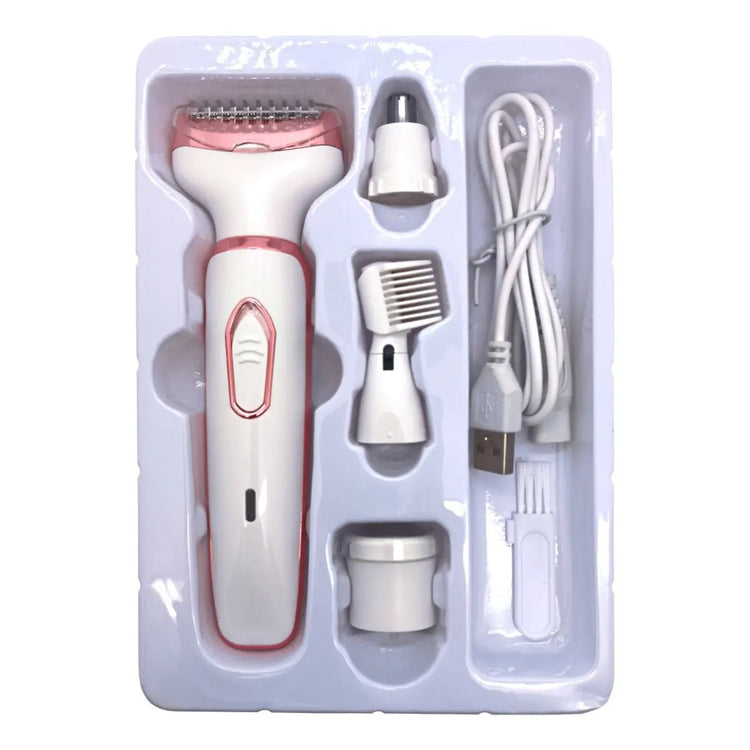 Four-in-One USB Rechargeable Electric Shaver Top Shelf Find