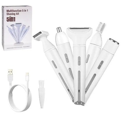 Four-in-One USB Rechargeable Electric Shaver Top Shelf Find