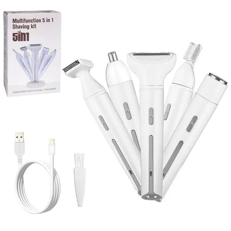 Four-in-One USB Rechargeable Electric Shaver Top Shelf Find