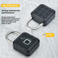 Fingerprint Padlock SY12-13 Electronic Padlock with Fingerprint Password & App Control IP65 Waterproof Anti-Rust Zinc Alloy Material for Doors Drawers Cabinets