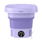 Portable Mini Folding Washing Machine with Blue Light Sterilization