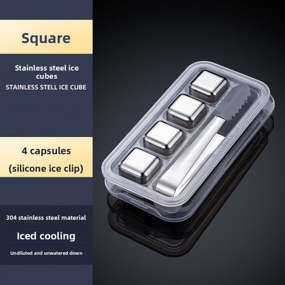 Stainless Steel Ice Cubes for Drinks