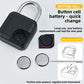 Fingerprint Padlock SY12-13 Electronic Padlock with Fingerprint Password & App Control IP65 Waterproof Anti-Rust Zinc Alloy Material for Doors Drawers Cabinets
