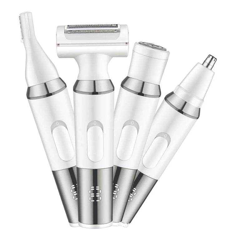 Four-in-One USB Rechargeable Electric Shaver Top Shelf Find