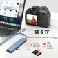 Two-to-seven splitter seven-in-one docking station usb3.0 high-speed transmission hub docking station multi-function hub