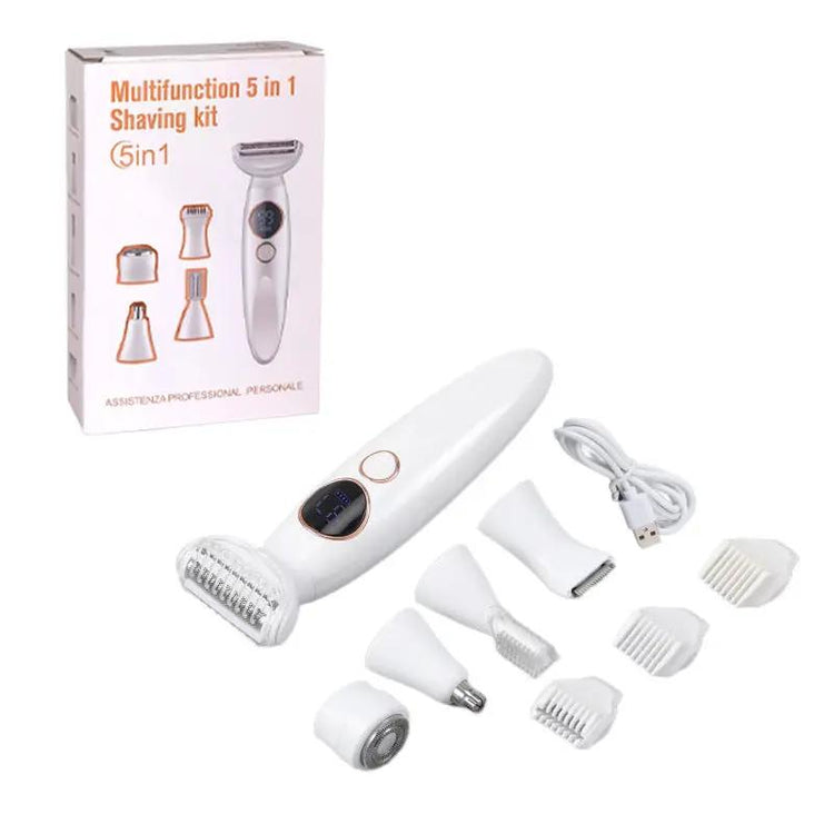 Four-in-One USB Rechargeable Electric Shaver Top Shelf Find
