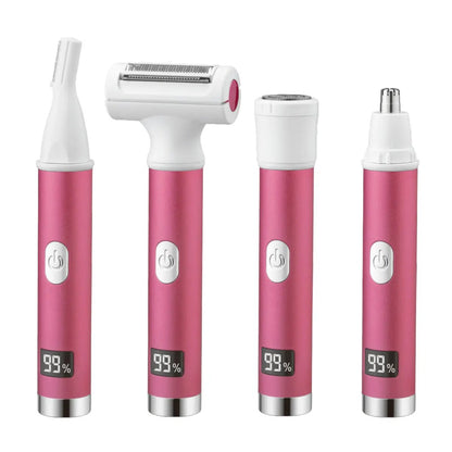 Four-in-One USB Rechargeable Electric Shaver Top Shelf Find