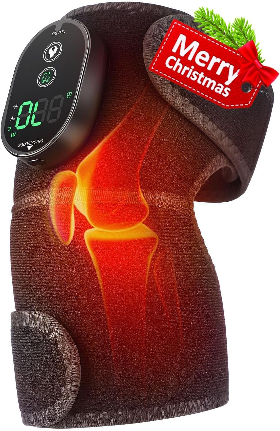 Knee Heating Pad for Knee Pain, Heated Knee Wrap for Men and Women, Knee Warmers for Arthritis