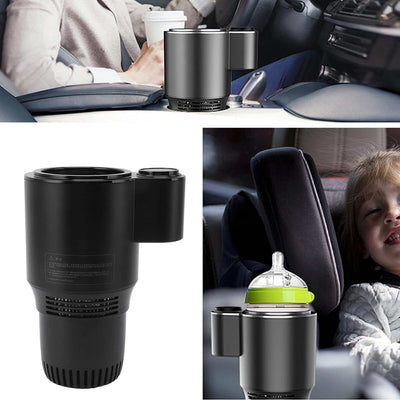 Car Cup Cooler Warmer, Portable Smart Car Cup Mug Holder, Car Tumbler Holder, Quick Heating and Cooling, 12V 36W, for Car Truck RV