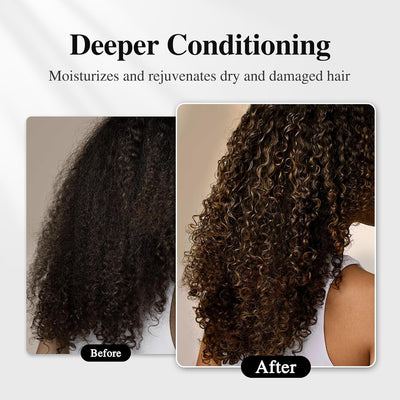 Heat Cap for Deep Conditioning: 10-Level Heats up Quickly 3 Time Settings Hair Steamer for Natural Hair Home Use Thermal Steam Cap for Black Hair Portable Heating Caps for Hair Treatment