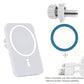 Magnetic Wireless Car Charger Holder 15W Fast Charging for MagSafe Phones & Qi Devices Compact ABS Plastic Design